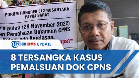 Kasus Pemalsuan Dokumen CPNS Di Provinsi Papua Barat 8 Orang Jadi