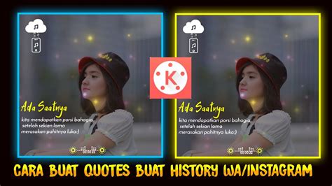 Cara Membuat Qoutes Literasi Spectrum Keren Di Kinemaster Youtube