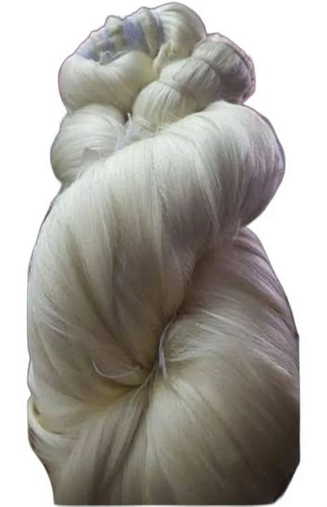 Plain White Ply Mulberry Raw Silk Yarn For Textile Industries At Rs