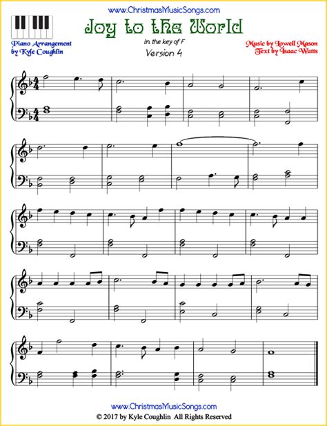 Christmas Piano Sheet Music Christmas Music Free Printable Sheet