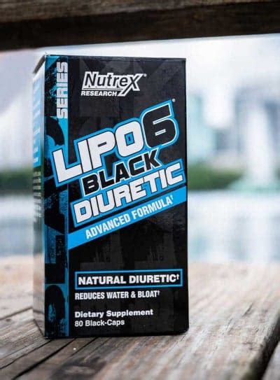 Nutrex Lipo 6 Black Diuretic Nutrex Quemador de Grasa 80 Cápsulas