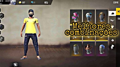 Melhores combinações de roupas no Free Fire YouTube