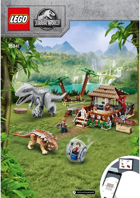 View Lego® Instruction 75941 Indominus Rex Vs Ankylosaurus Lego