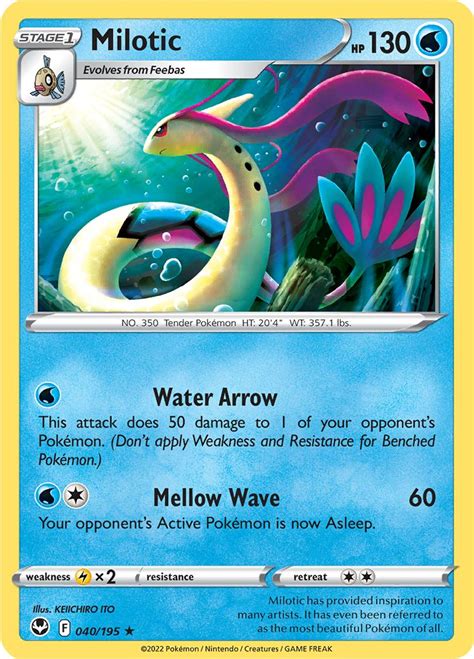 Serebii Net Pok Mon Card Database Silver Tempest Milotic