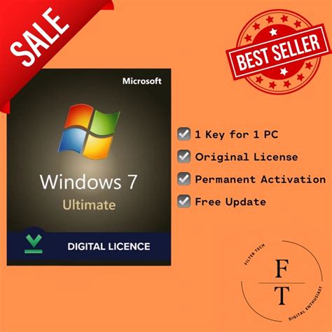 Jual Windows 7 Ultimate Pro 32 64 Bit Original Lisensi Shopee Indonesia