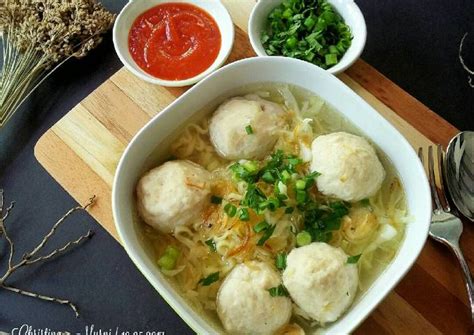 Resep Bakso Ayam Homemade Oleh Christina Murni Utami Cookpad