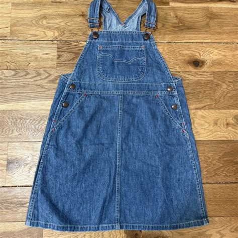 【やや傷や汚れあり】子供服キッズミキハウスmikihouseデニムジャンパースカート130サイズ送料200円の落札情報詳細