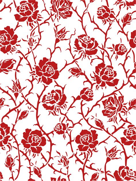 Rose Pattern Vector Rose Clipart Rose Svg Zentangle Etsy