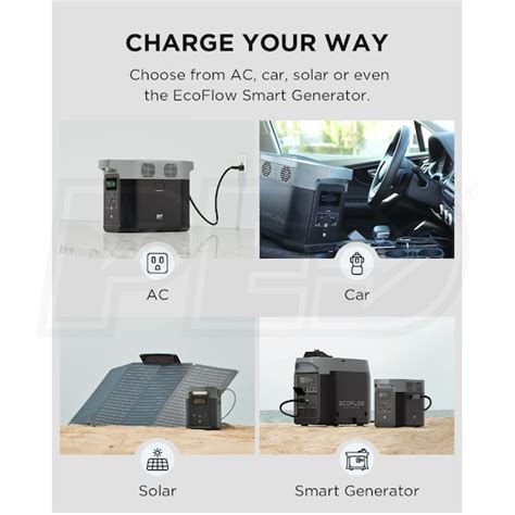 Ecoflow Delta2 220w Delta 2 1024wh Portable Power Station W 220 Watt Bifacial Solar Panel