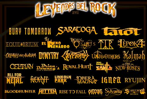 Cartel Cerrado Para Leyendas Del Rock