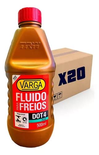 Fluido Óleo De Freio Dot 4 Trw Varga 500ml Caixa 20 Unid