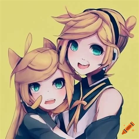 Unique Art Style Of Kagamine Twins In Danganronpa Theme On Craiyon