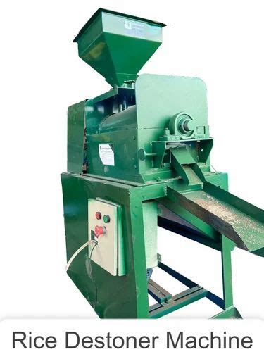 Automatic MS Rice Destoner Machine Single Phase Capacity 50 Kg Per