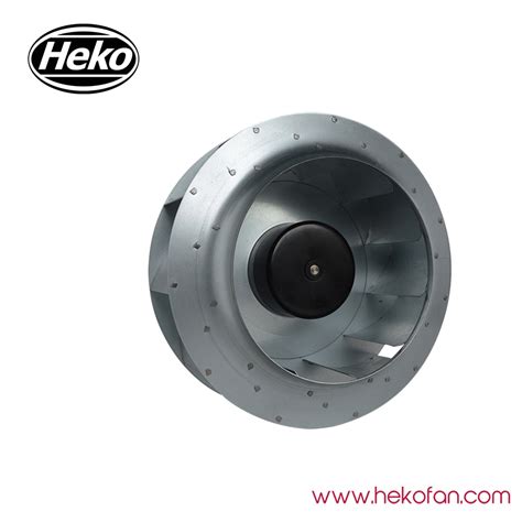 HEKO DC280mm Industrial Extraction Backward Centrifugal Fan From China