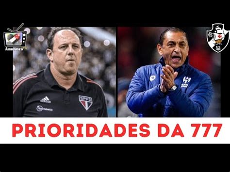 777 DEFINE TREINADOR IDEAL PARA O VASCO ATACANTE PORTUGUÊS SONDADO