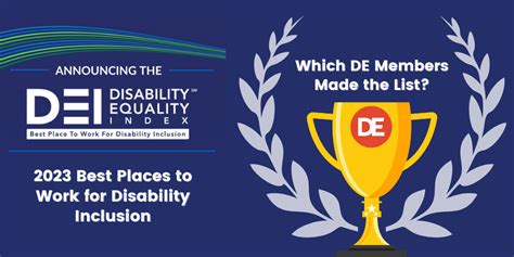 Celebrating Disability Inclusion De Members Score High On The 2023