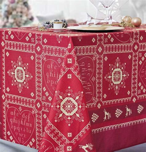 Nappe Polyester Val Thorens Calitex Blancollection Nappe Nappe De