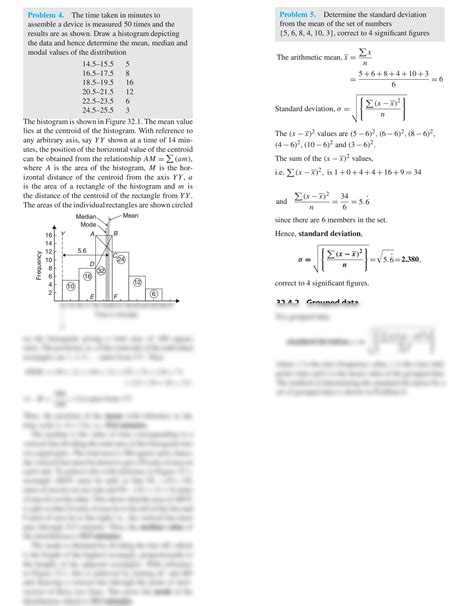 Solution Mean Median Mode And Standard Deviation Studypool