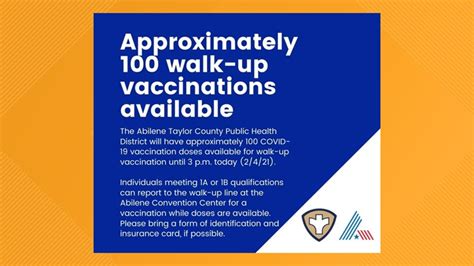 Abilene Taylor County Public Health District Has Approximately 100