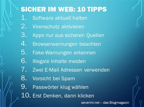 10 Tipps Für Mehr Sicherheit Im Internet Die Wichtigsten Grundlagen