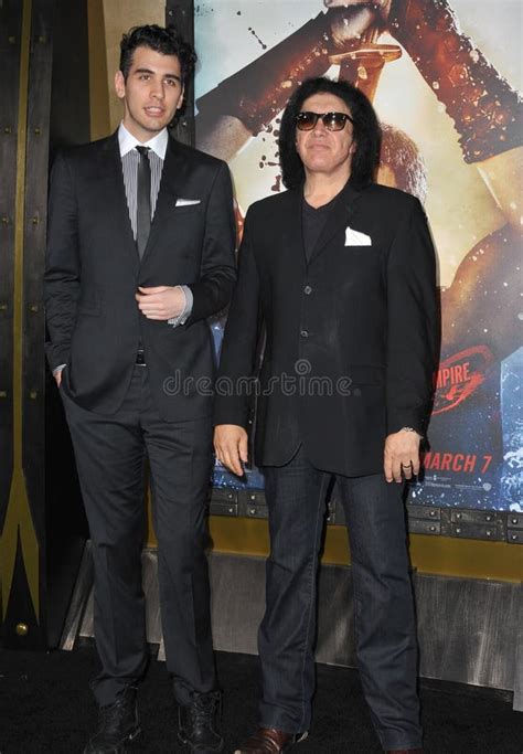 Gene Simmons And Nick Simmons Editorial Photo Image Of Sunglasses