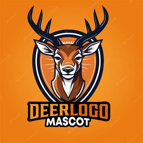 Premium Vector Deer Mascot Logo Design Deer Vector