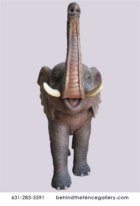 Trunk Up Elephant Statue Trunk Up Elephant Statue [SAFR356-PG] - $1,199 ...