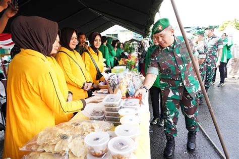 Bantu Ringankan Beban Kebutuhan Sembako Kodam Ii Swj Gelar Bazar Murah