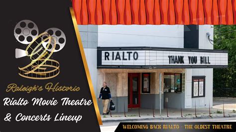 Raleigh's Historic Rialto Movie Theatre & Concerts Lineup - Triangle Tilt