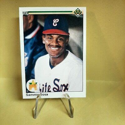 Sammy Sosa Upper Deck Rc Error Card Wrong Dob Ebay