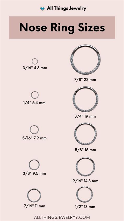 Nose Ring Sizes: Buy the Right Size for Your Piercing