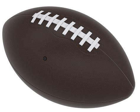 American football ball isolated on background. 3d rendering ...