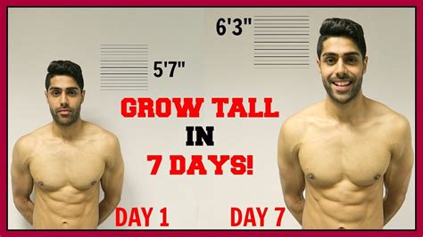 How To Grow Taller In 1 Week This Really Works Youtube