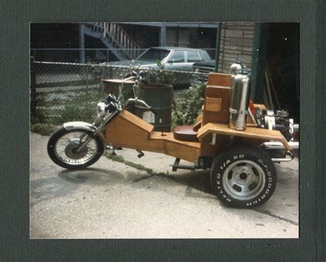 VW Volkswagen Trike Custom MOTORCYCLE Vintage Color Photo 460175 | #4597641763