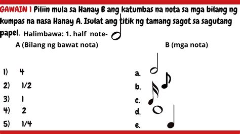 Pagkikilala Sa Ibat Ibang Notes At Rests Pp Youtube