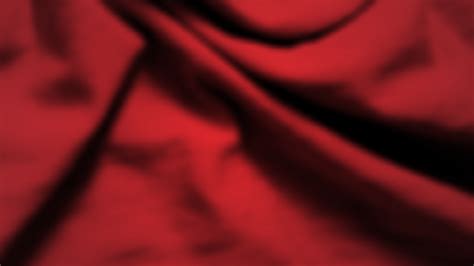 Abstract background with crumpled cloth. Dark red realistic silk texture with empty space ...