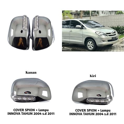 Jual Cover Spion Lampu Sein Innova Old Chrome Lampu Besar