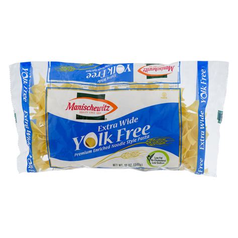 Save On Manischewitz Noodle Style Pasta Yolk Free Extra Wide Order