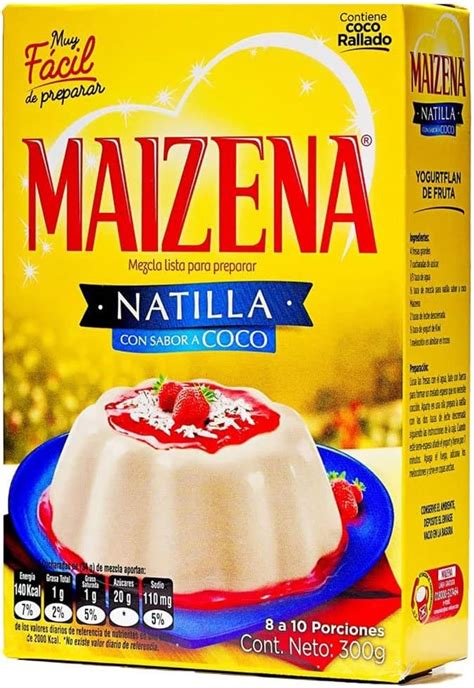 Amazon Combo Of Natilla Con Coco Mix Maizena Boxes G Of