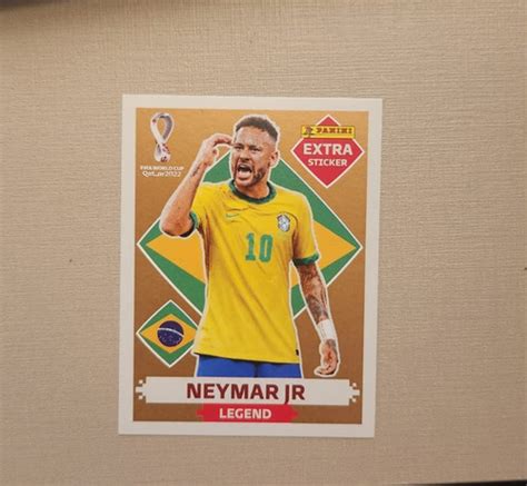 Figurinha Neymar Legend Gold Parcelamento Sem Juros