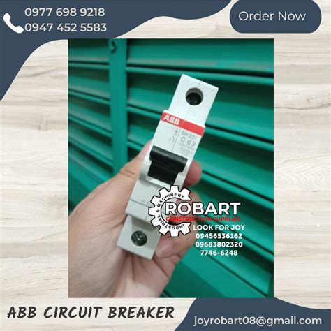 ABB CIRCUIT BREAKER, Commercial & Industrial, Construction & Building Materials on Carousell