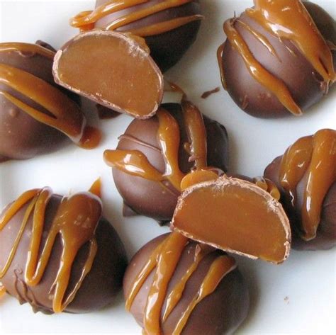 Chocolate Caramel Truffles Truffle Trouble