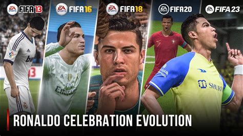 Ronaldo Celebration Evolution In FIFA 13 23 YouTube