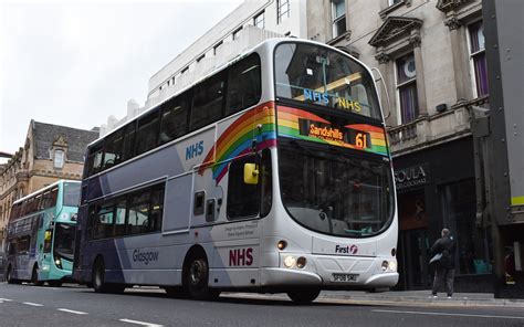 First Glasgow Volvo B Tl Nhs Route First Glasgow Flickr