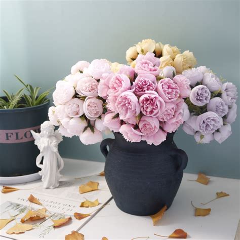 Opvise Bunch Artificial Flower No Watering Never Fade Realistic