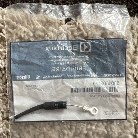 Electrolux High Voltage Diode New In Sealed Bag Oem Ebay