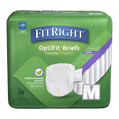 Fitright Restore Super Adult Briefs Medium Size Max Absorbency