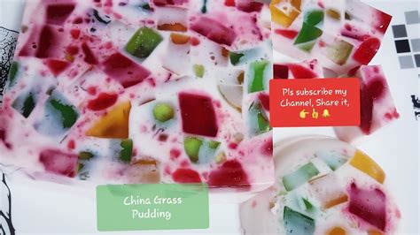 Ghaas Ka Halwa China Grass Milk Pudding Recipe By San Youtube