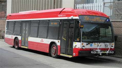 Toronto Transit Commission 2019 NovaBus LFS HEV 3607 YouTube