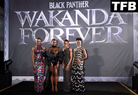 Danai Gurira Shows Off Her Sexy Tits At The Black Panther Wakanda